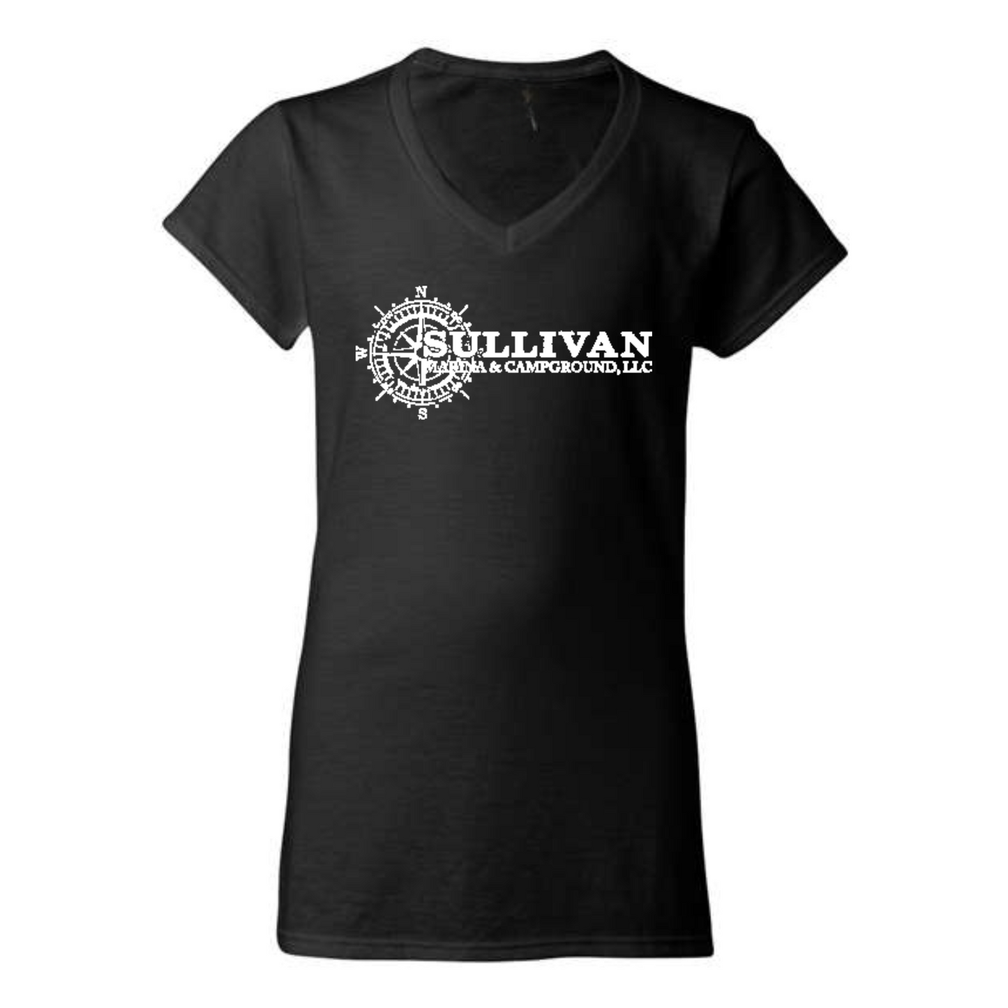 Sullivan Marina & Campground Women's V-Neck Tee