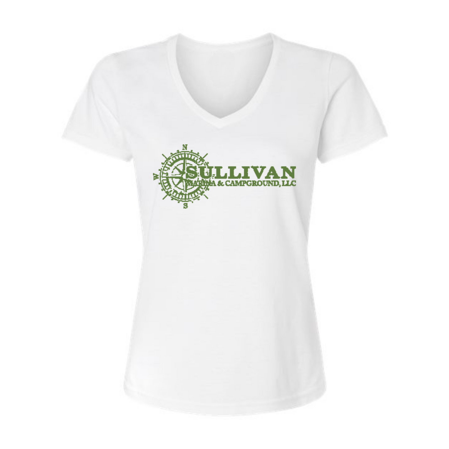 Sullivan Marina & Campground Women's V-Neck Tee