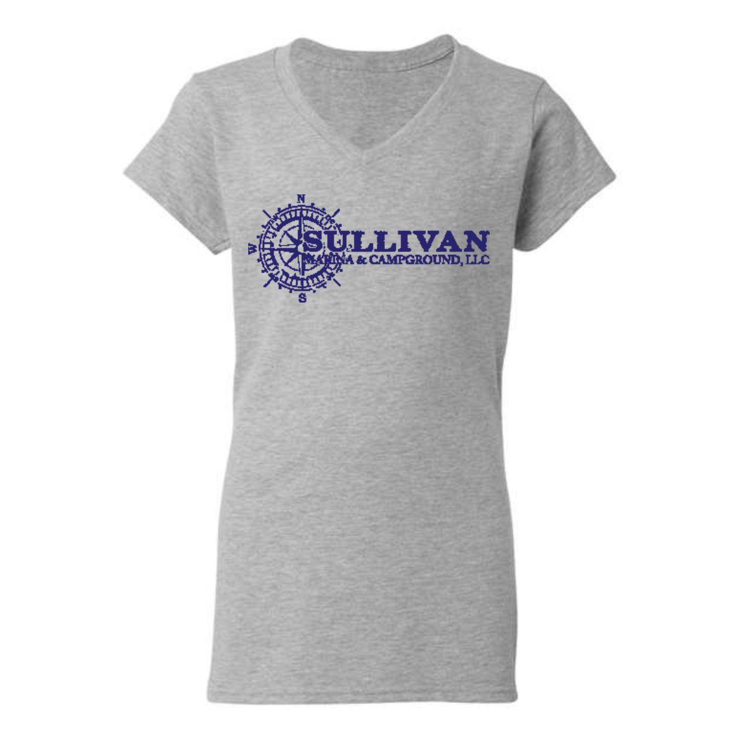 Sullivan Marina & Campground Women's V-Neck Tee