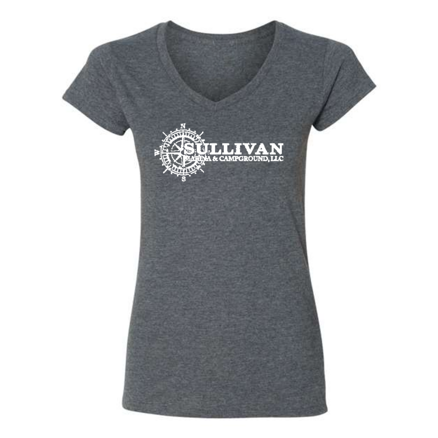 Sullivan Marina & Campground Women's V-Neck Tee