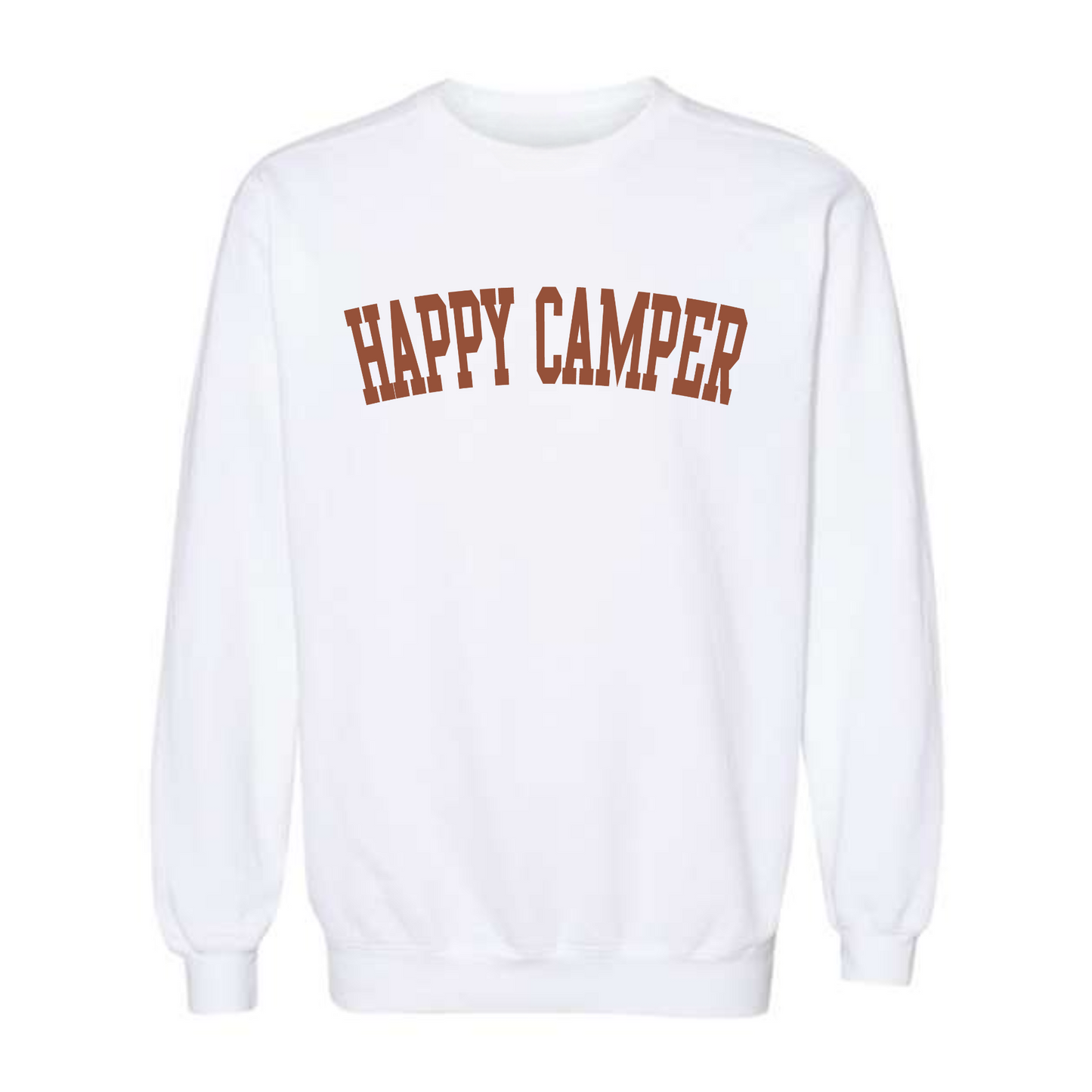 Happy Camper Basic Crewneck Sweatshirt