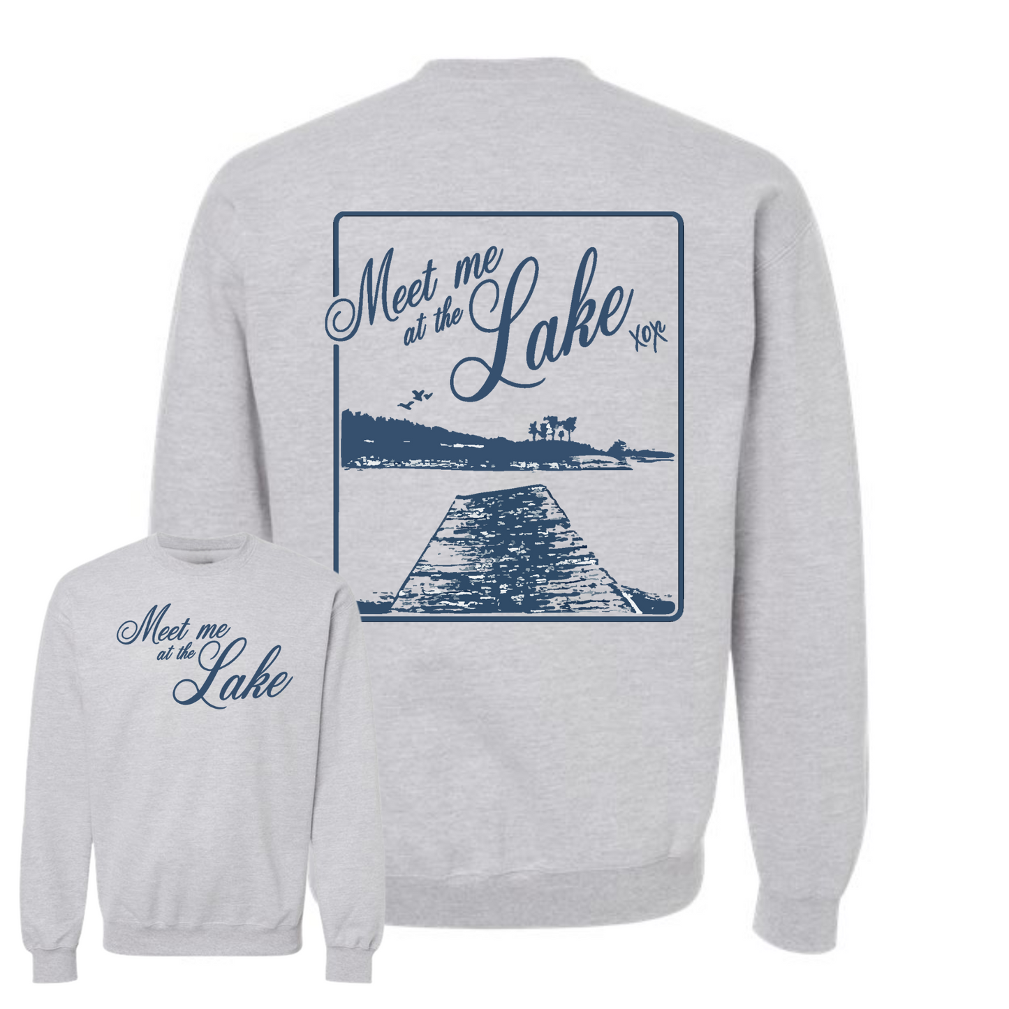 Meet me at the Lake Crewneck Sweatshirt
