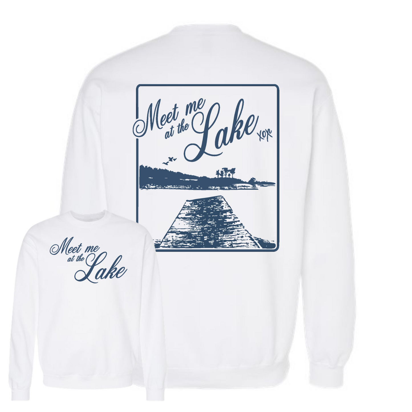 Meet me at the Lake Crewneck Sweatshirt