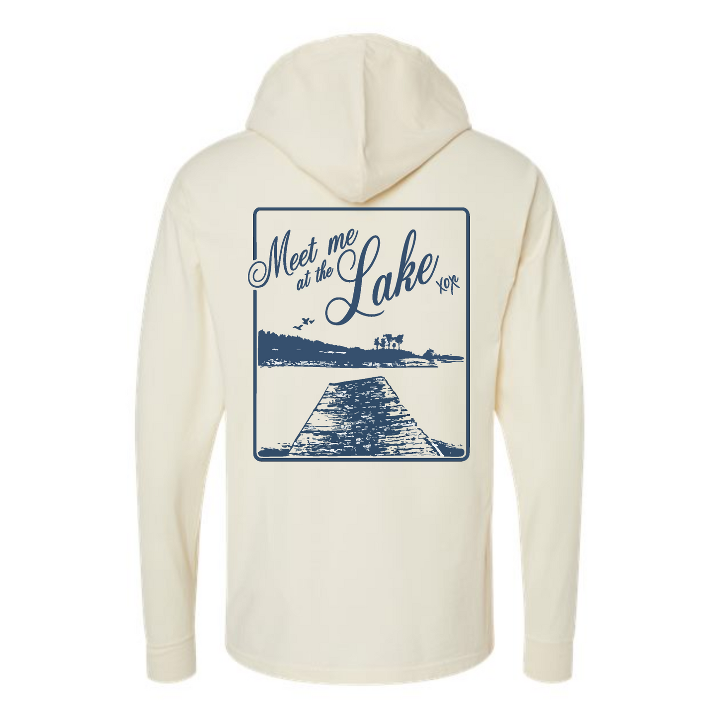 Meet me at the Lake Long Sleeve Hooded Tee