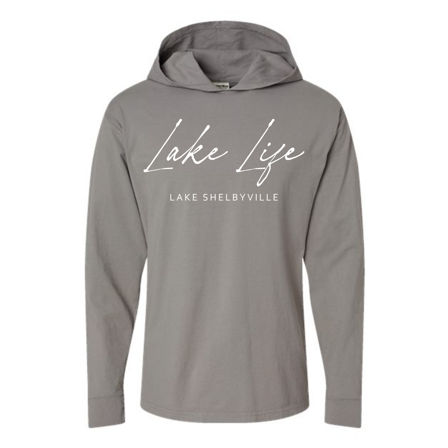 Lake Life Lake Shelbyville Long Sleeve Hooded Tee
