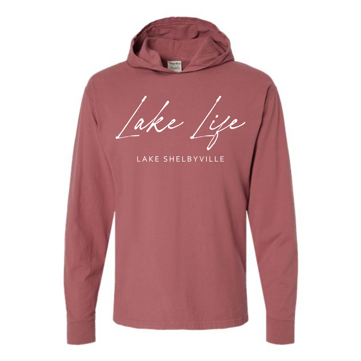 Lake Life Lake Shelbyville Long Sleeve Hooded Tee