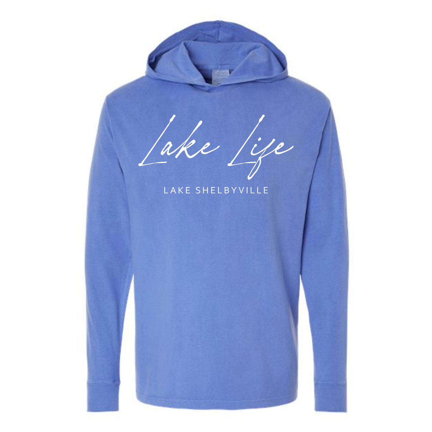 Lake Life Lake Shelbyville Long Sleeve Hooded Tee