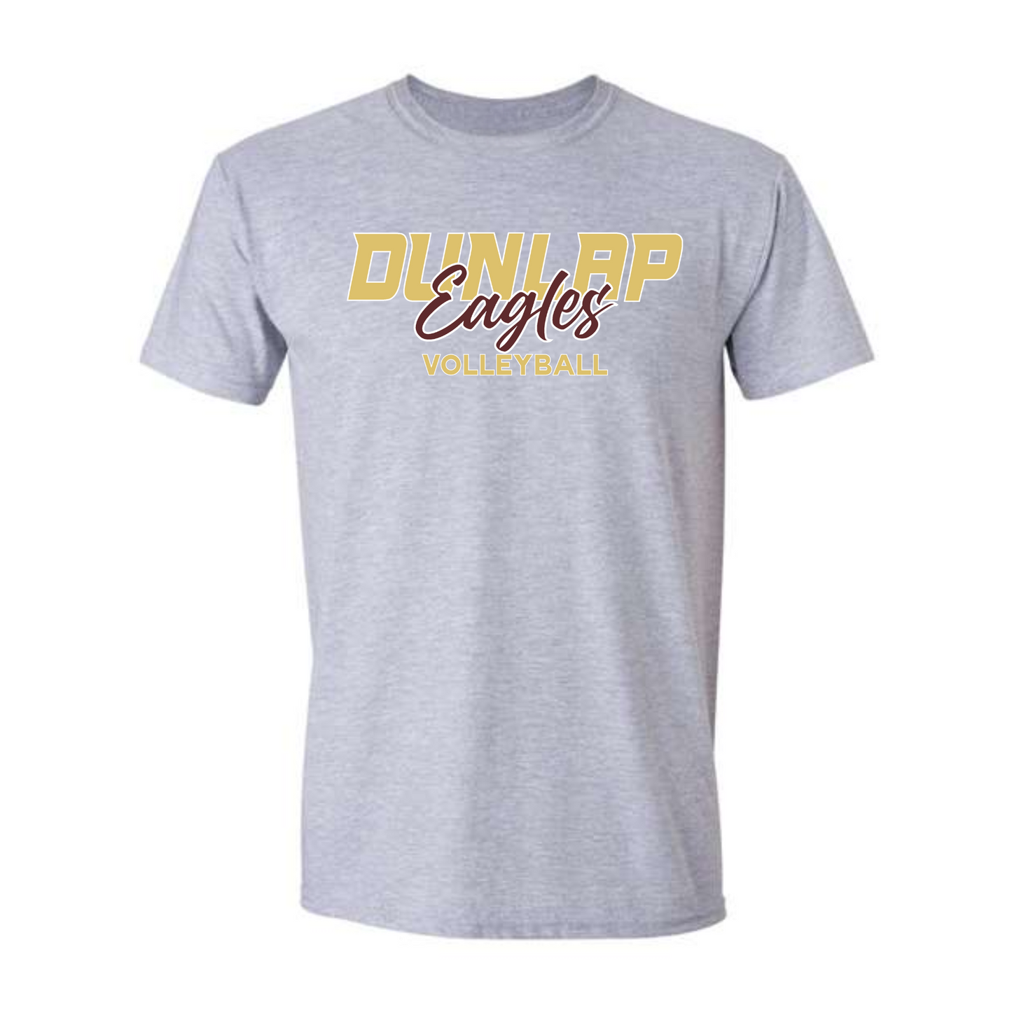 Dunlap Eagles Script Volleyball Tee