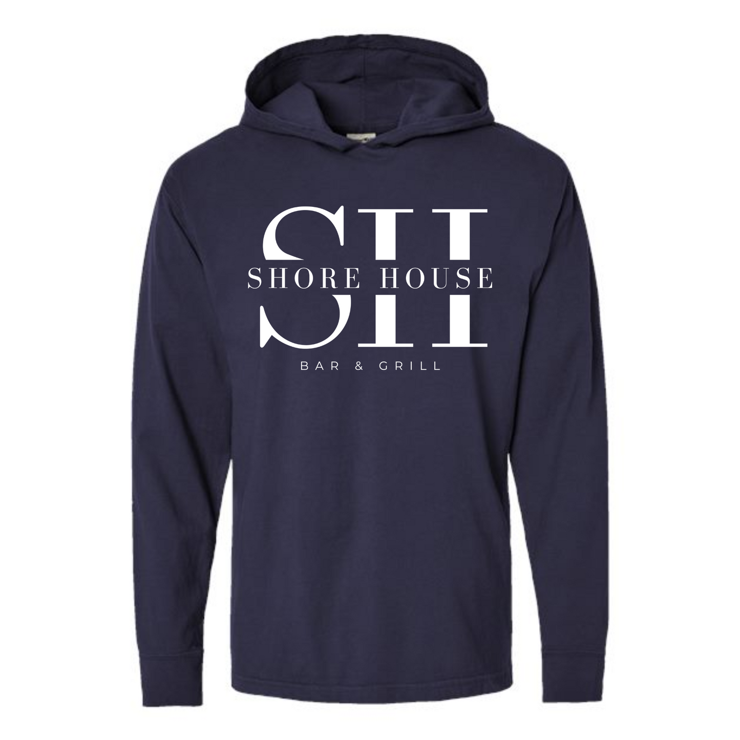 Shore House Long Sleeve Hooded Tee