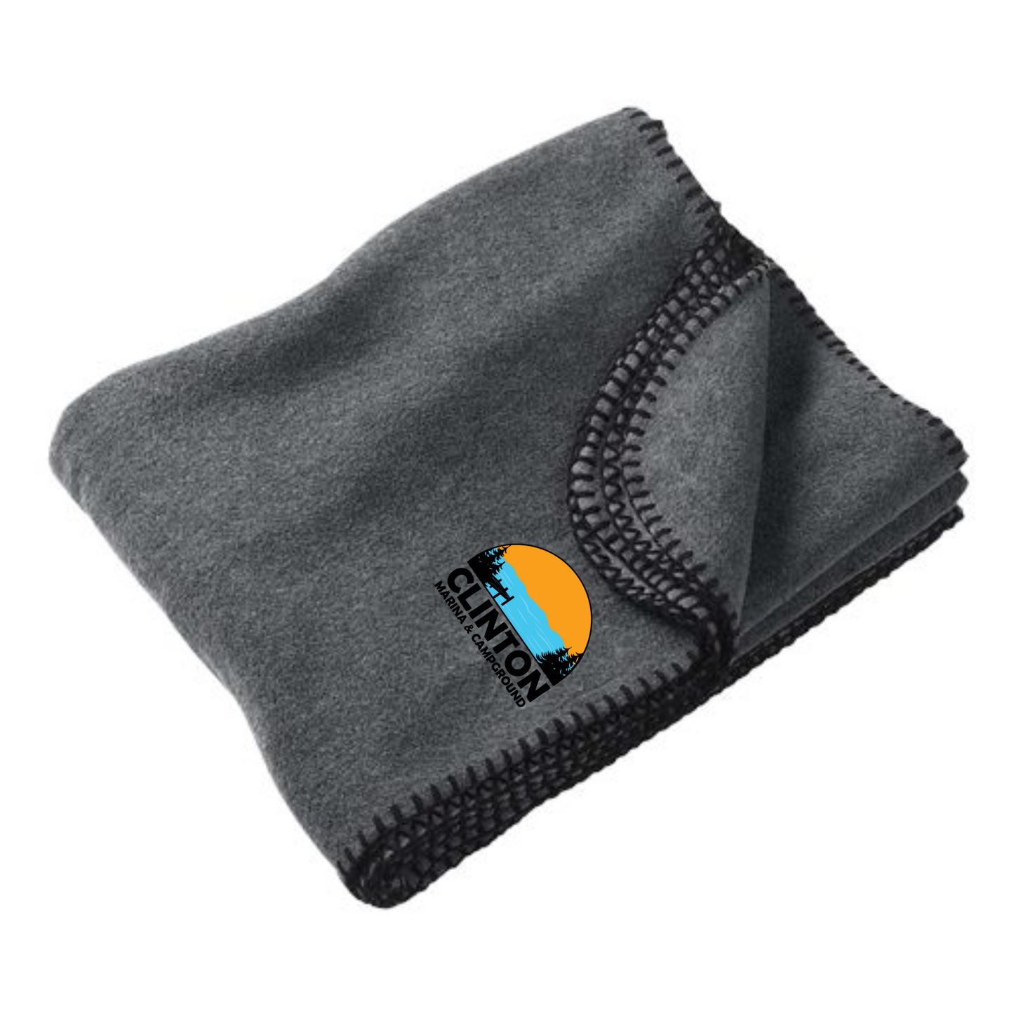 Fleece Clinton Marina & Campground Blanket
