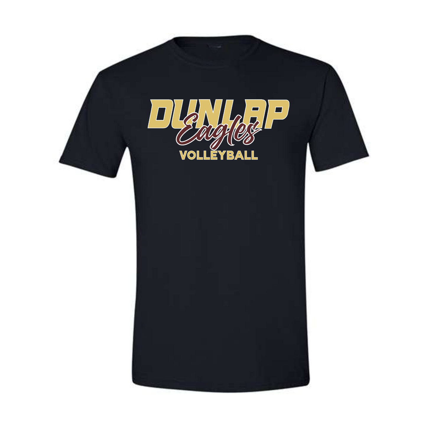 Dunlap Eagles Script Volleyball Tee