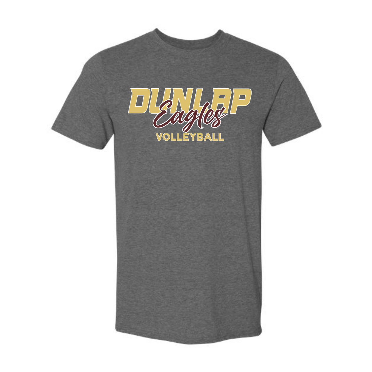 Dunlap Eagles Script Volleyball Tee