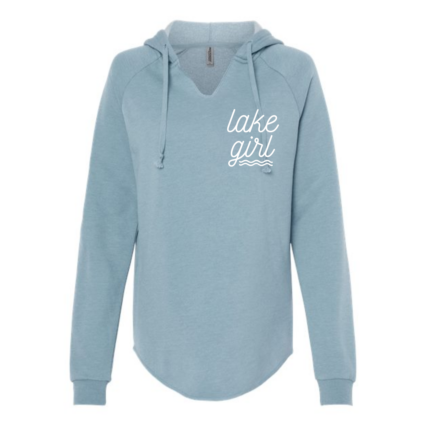 Lake Girl Lightweight Wave Wash Hooded Sweatshirt