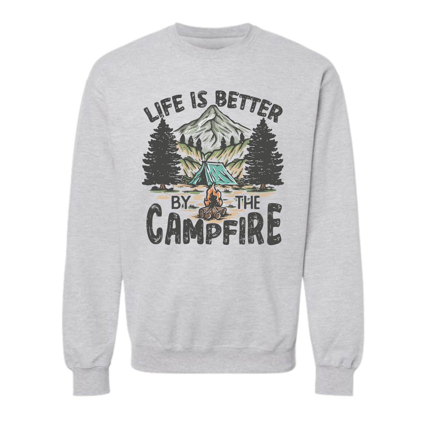 Life by the Fire Crewneck Sweatshirt