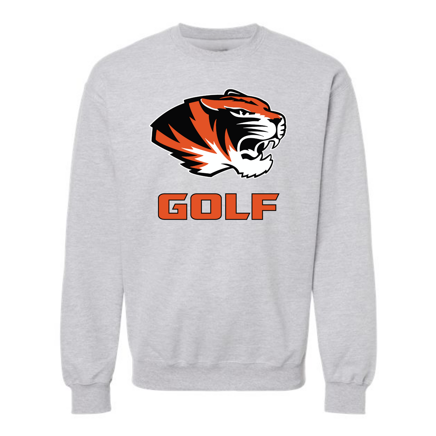 Tigers Golf Long Crewneck Sweatshirt