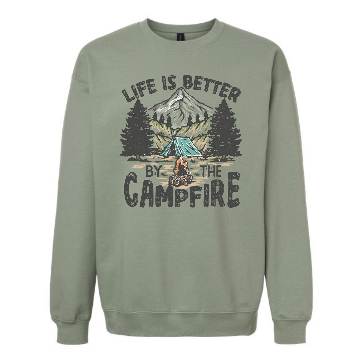 Life by the Fire Crewneck Sweatshirt