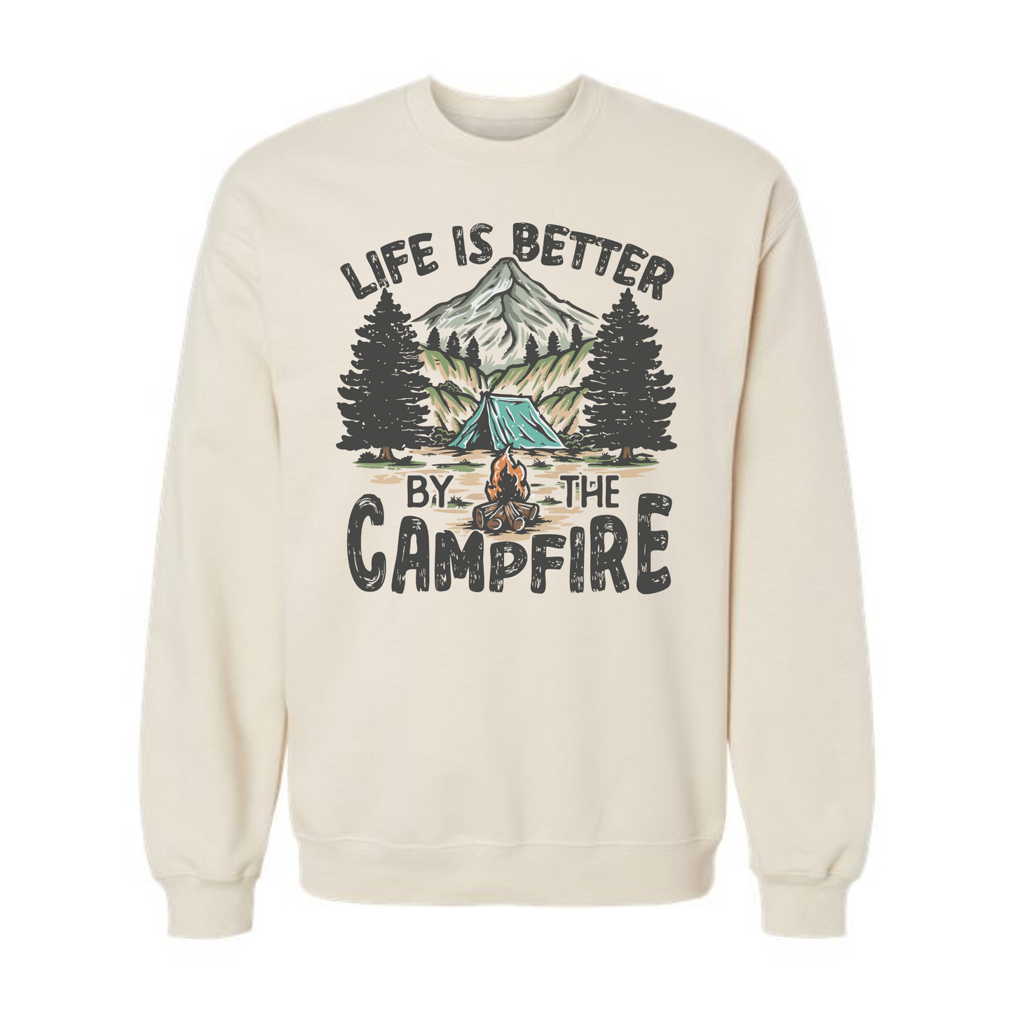 Life by the Fire Crewneck Sweatshirt