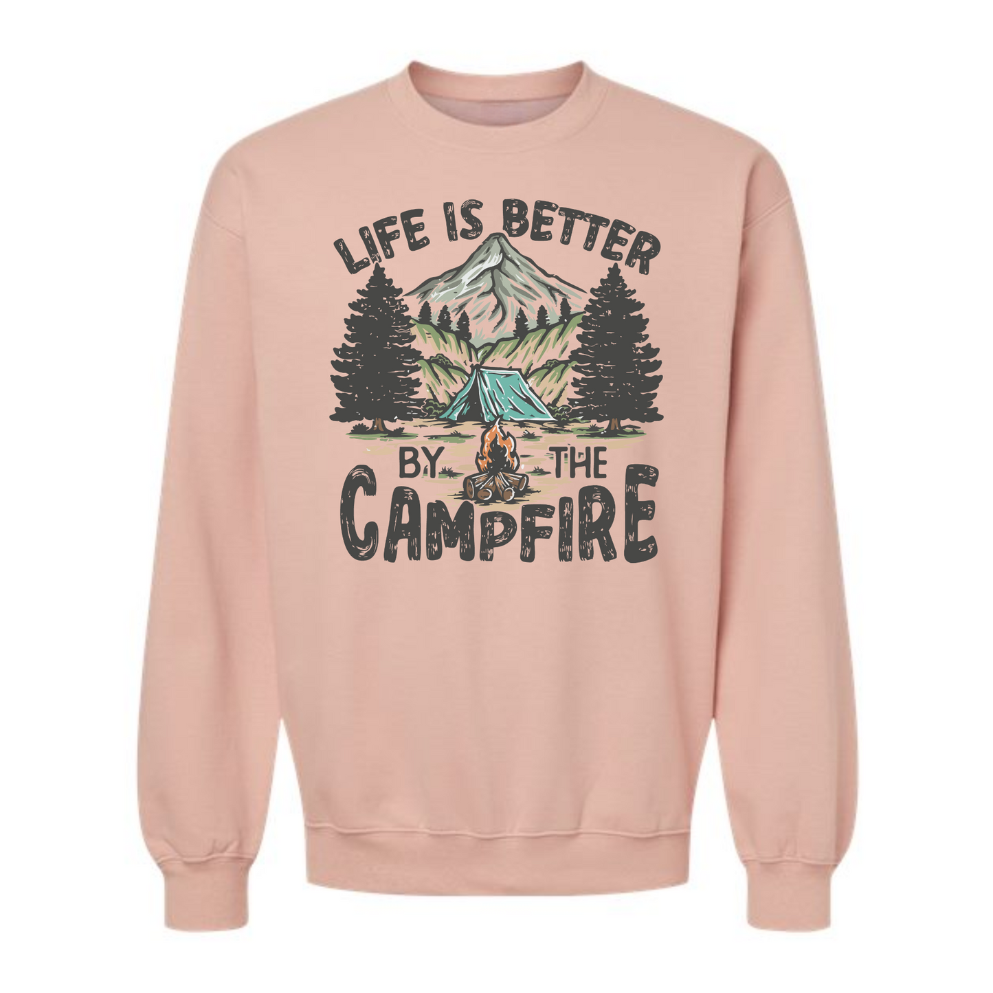 Life by the Fire Crewneck Sweatshirt