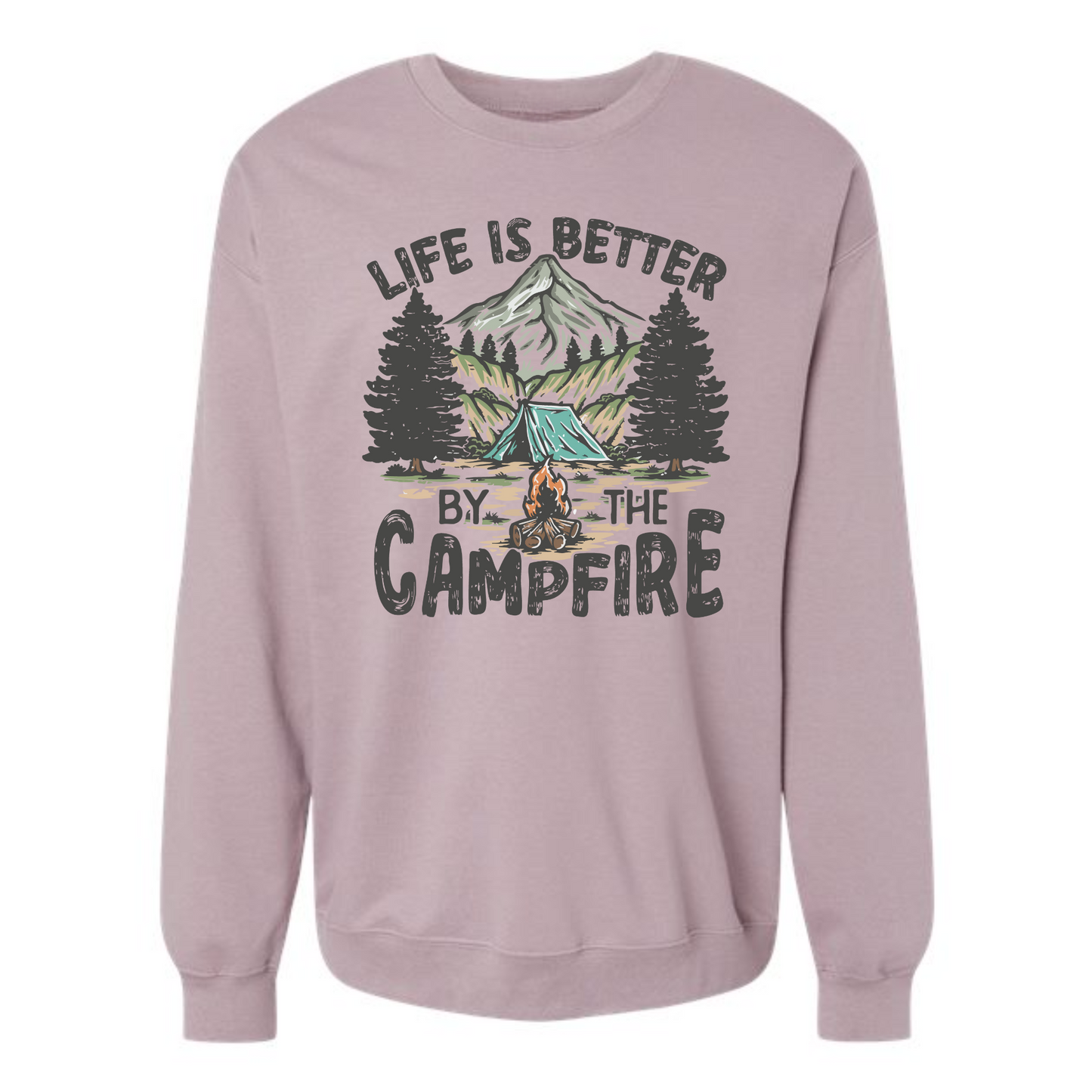 Life by the Fire Crewneck Sweatshirt