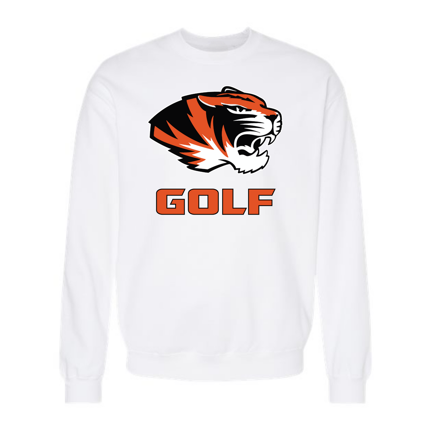 Tigers Golf Long Crewneck Sweatshirt