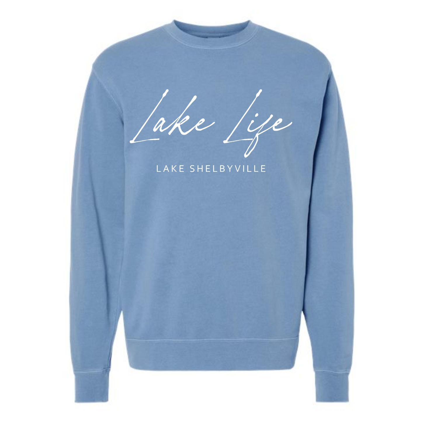 Lake Life Lake Shelbyville Vintage Crewneck Sweatshirt