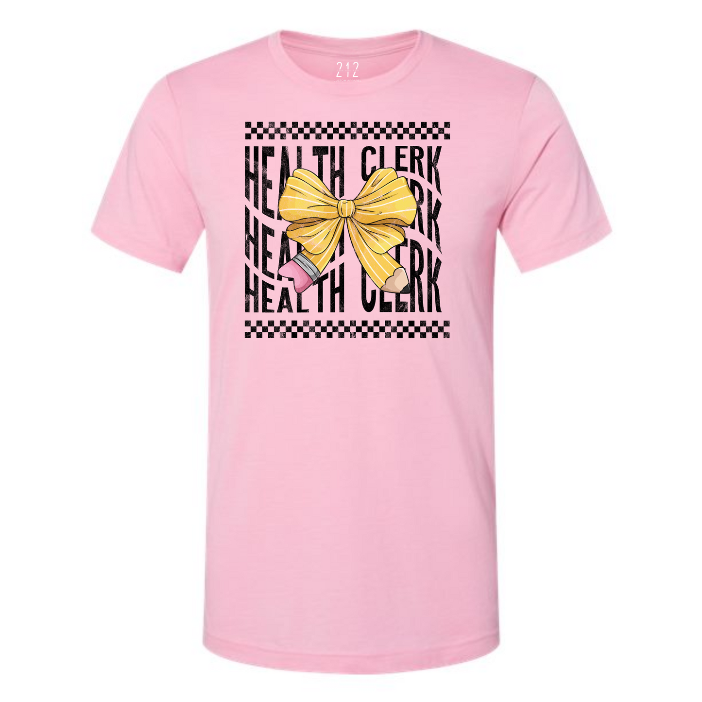 Pencil Bow Health Clerk Tee