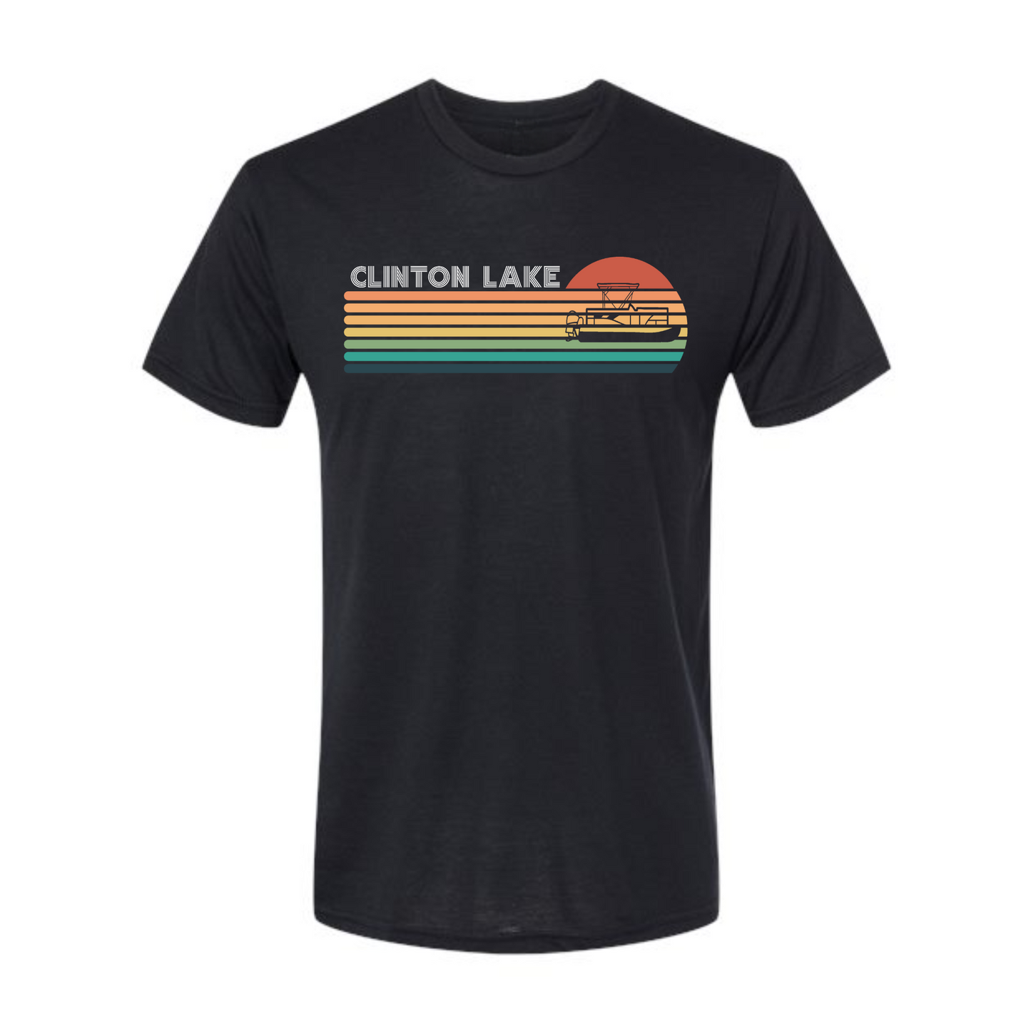 Retro Pontoon Stripe Tee