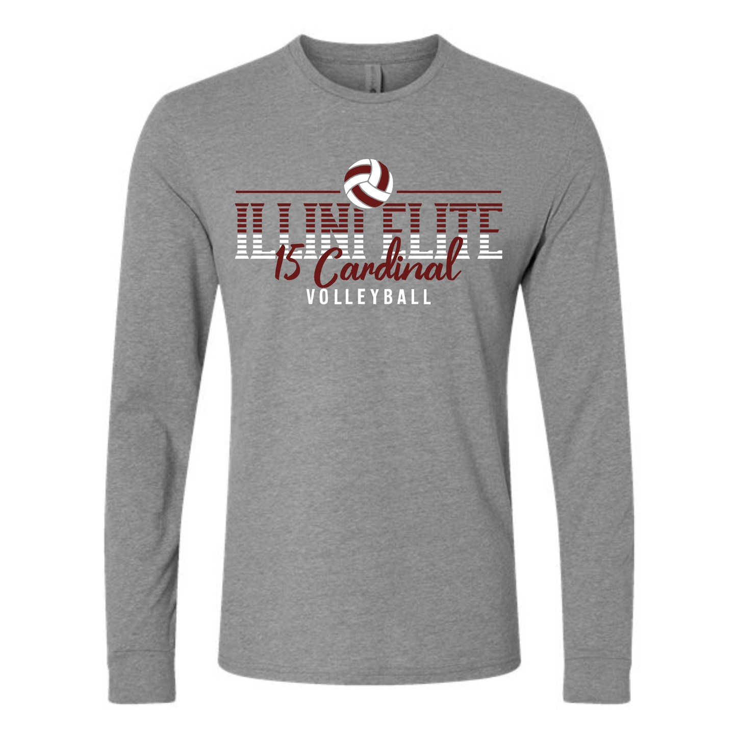 Illini Elite Striped Long Sleeve Tee