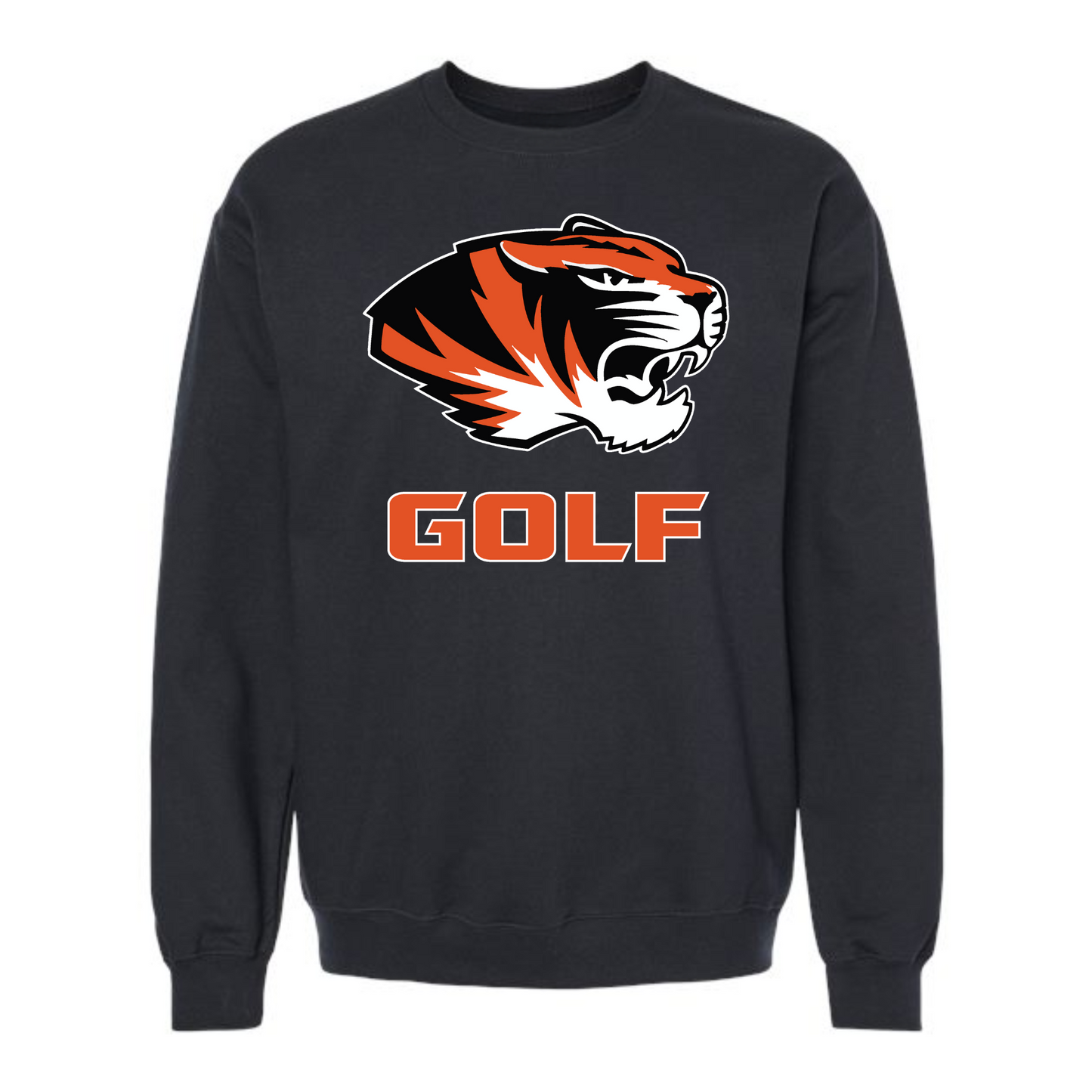Tigers Golf Long Crewneck Sweatshirt