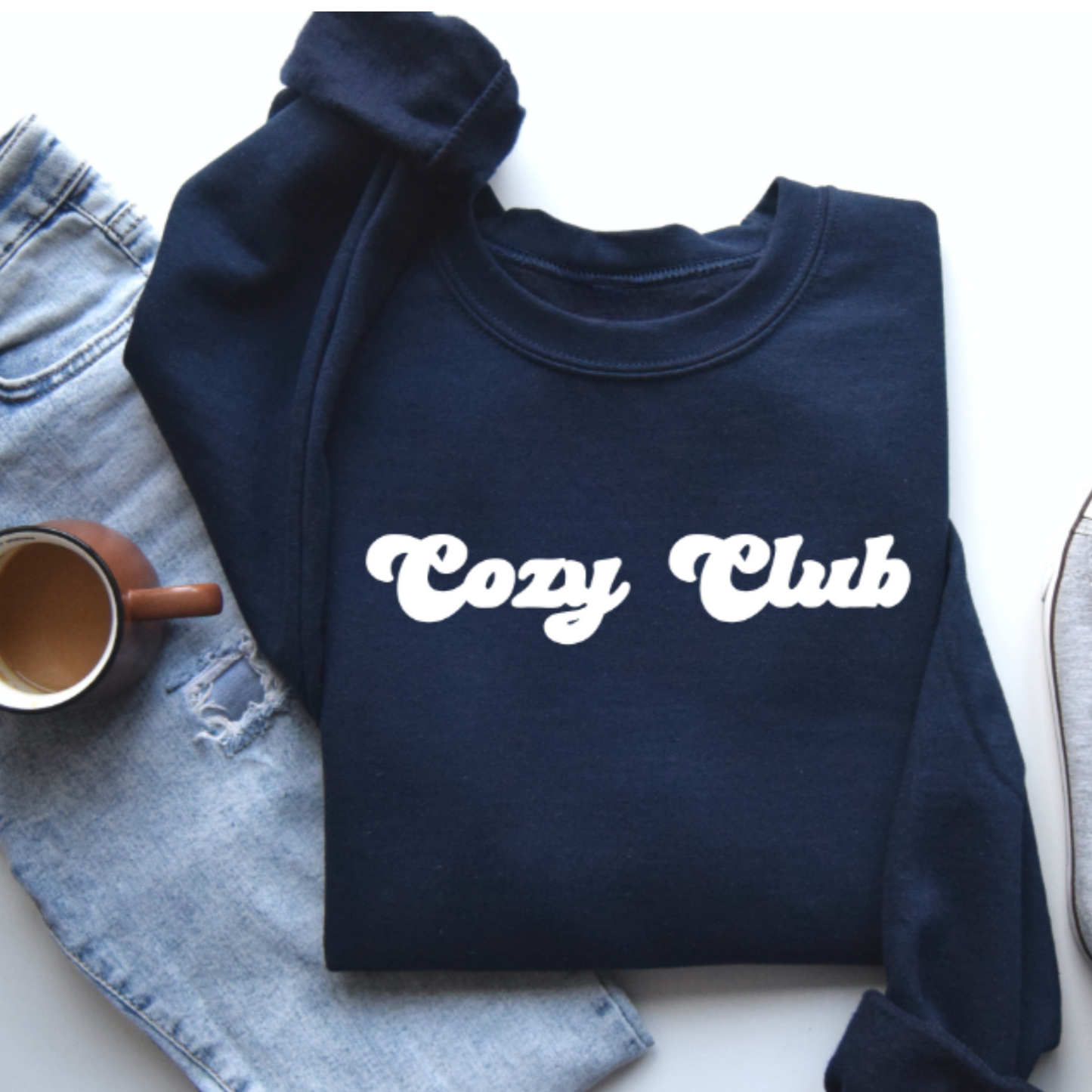 Cozy Club Crewneck Sweatshirt