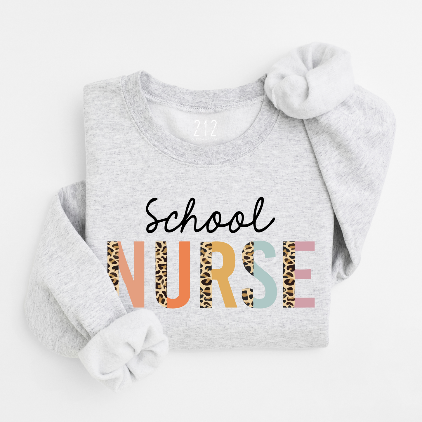 Cheetah School Nurse Crewneck