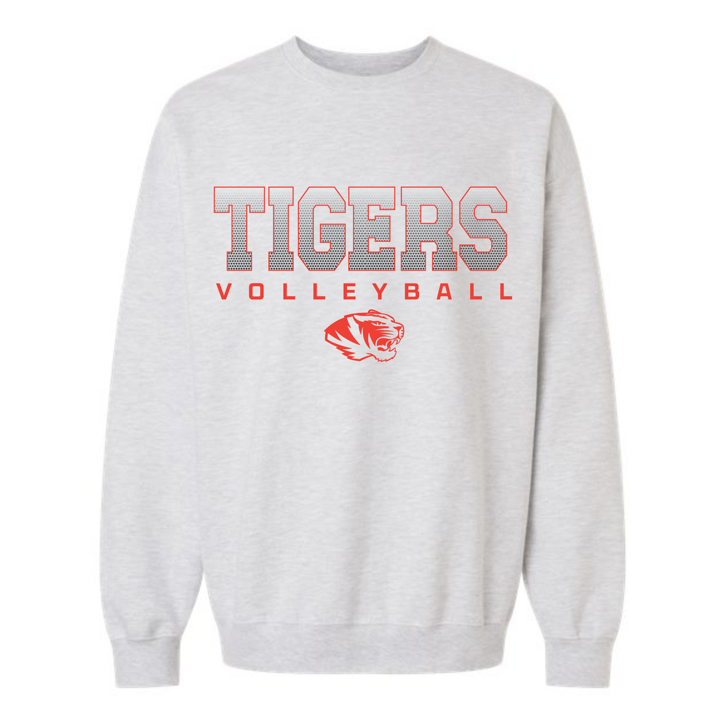 Tigers Volleyball Fade Crewneck