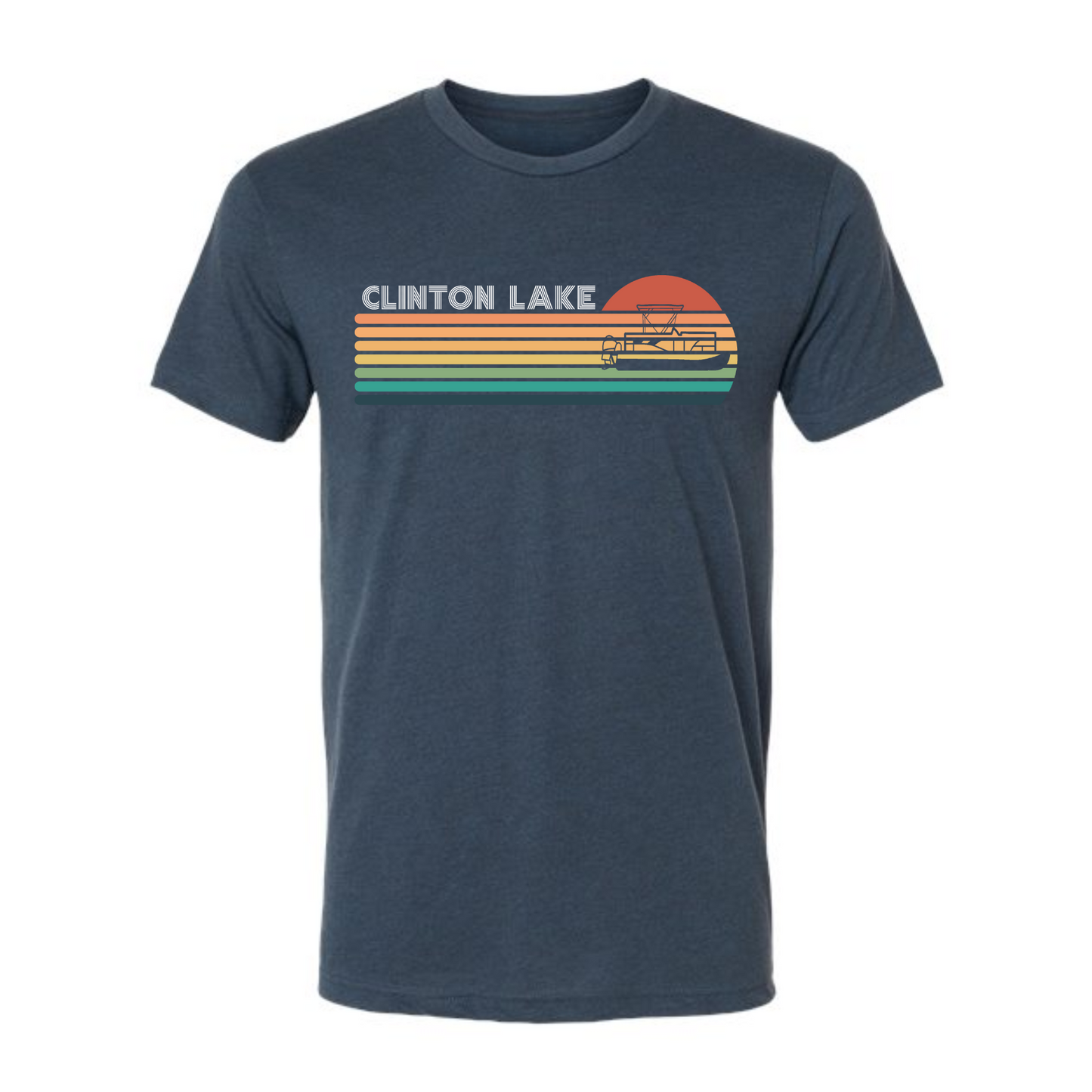 Retro Pontoon Stripe Tee