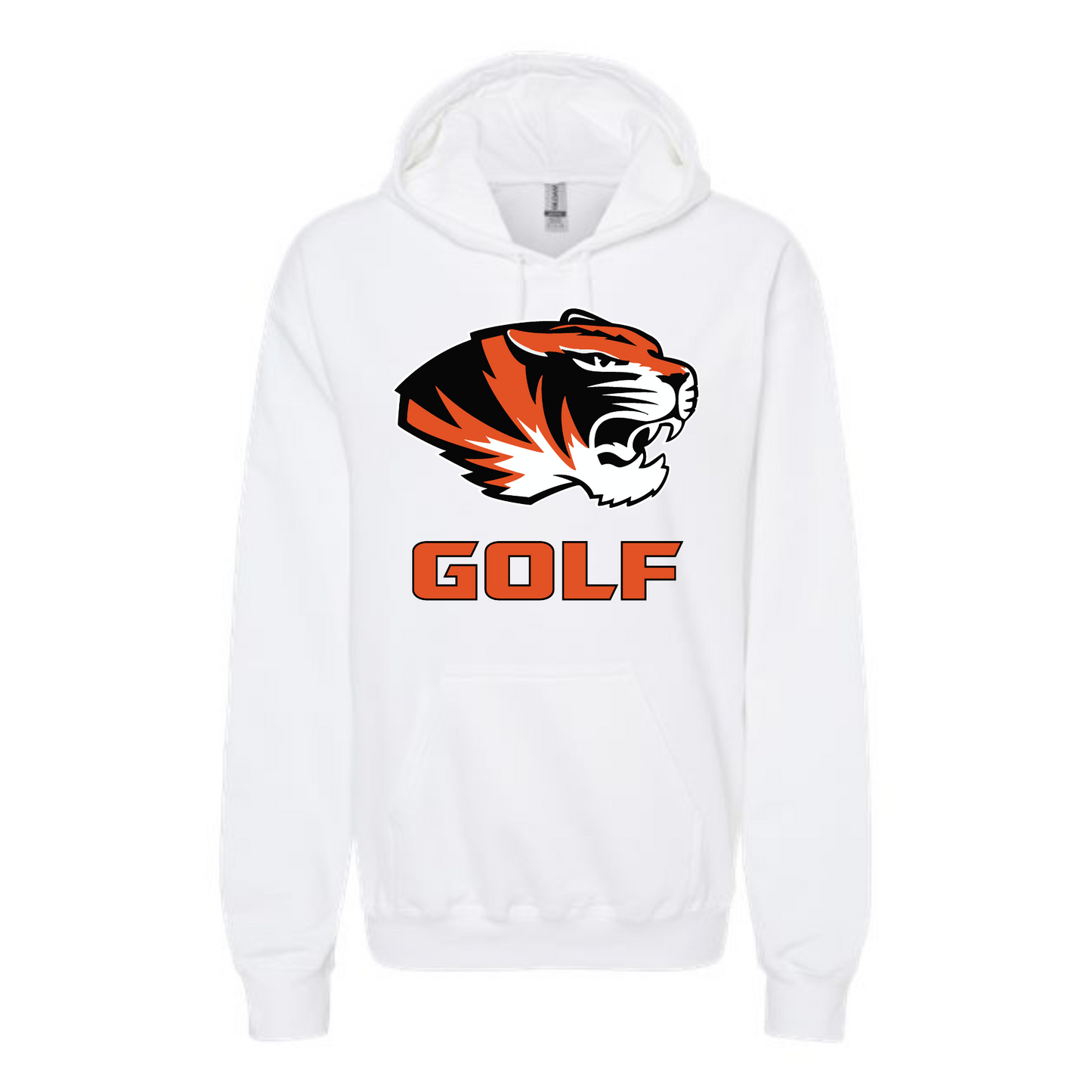 Tigers Golf Long Hooded Sweatshirt