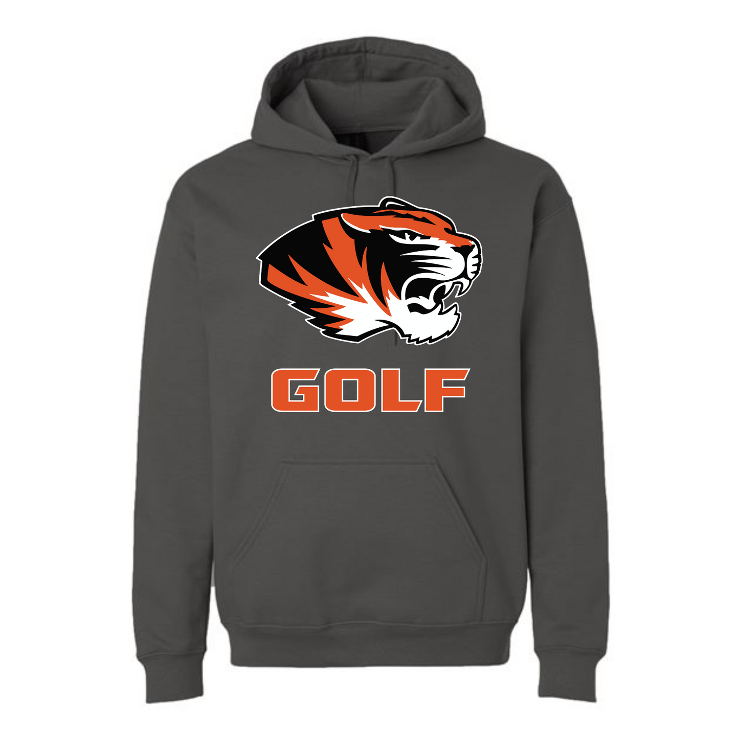 Tigers Golf Long Hooded Sweatshirt