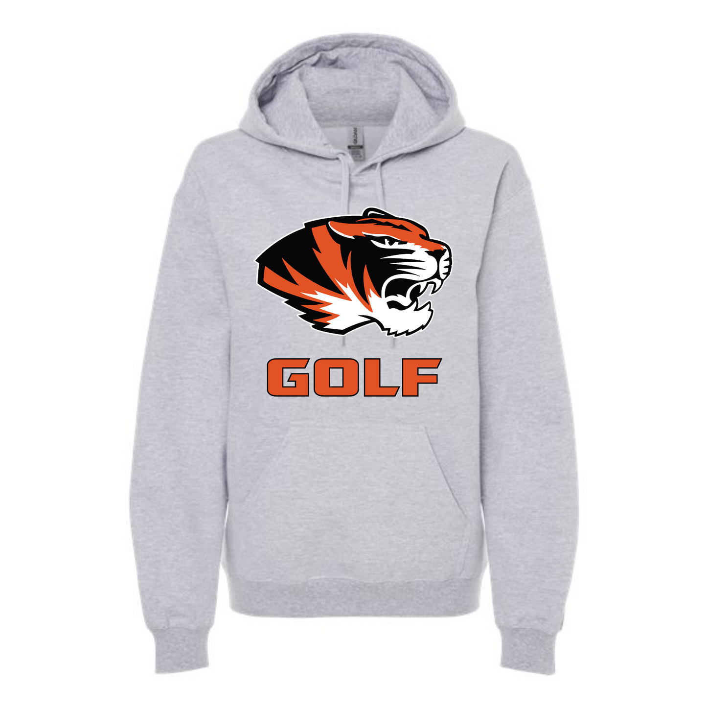 Tigers Golf Long Hooded Sweatshirt