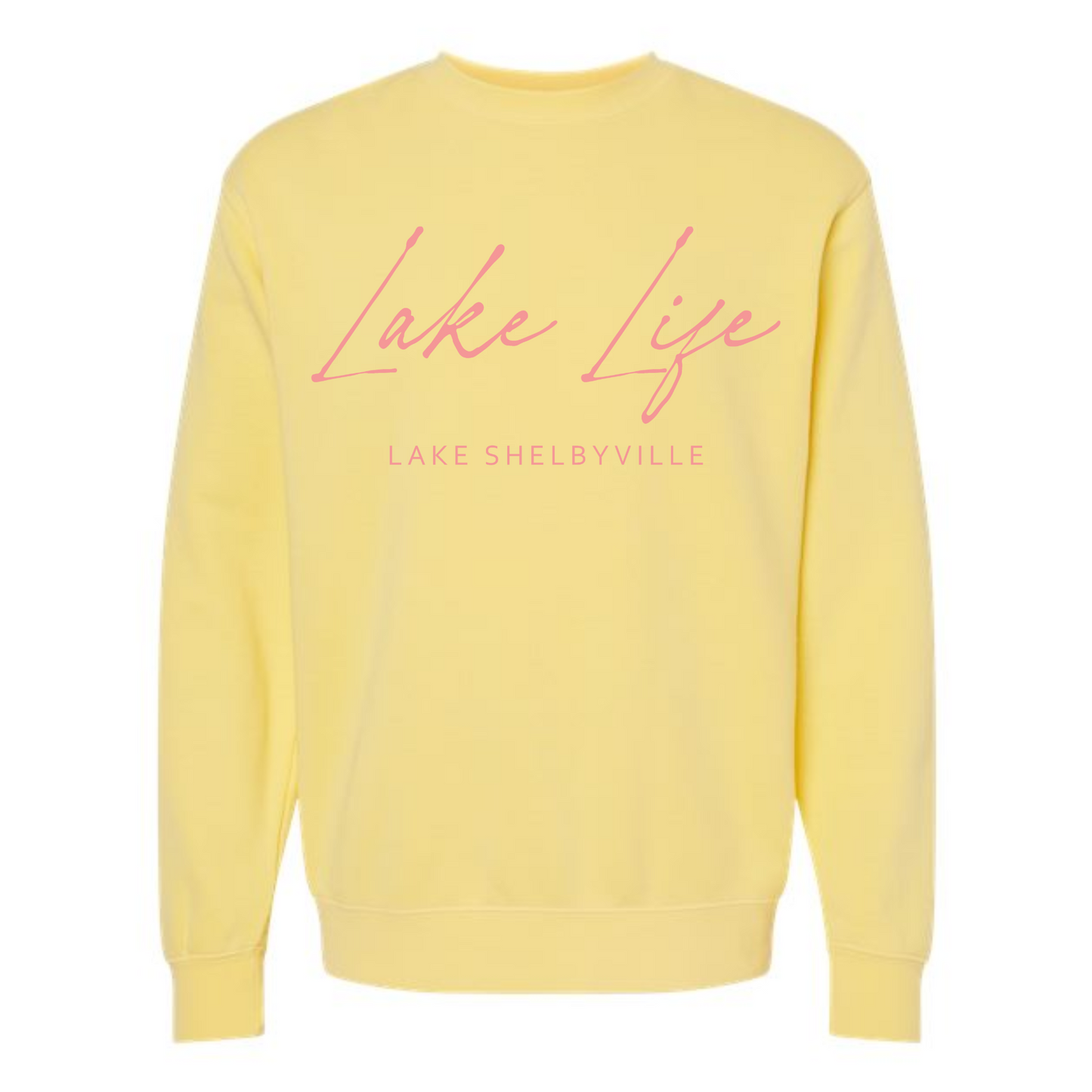 Lake Life Lake Shelbyville Vintage Crewneck Sweatshirt