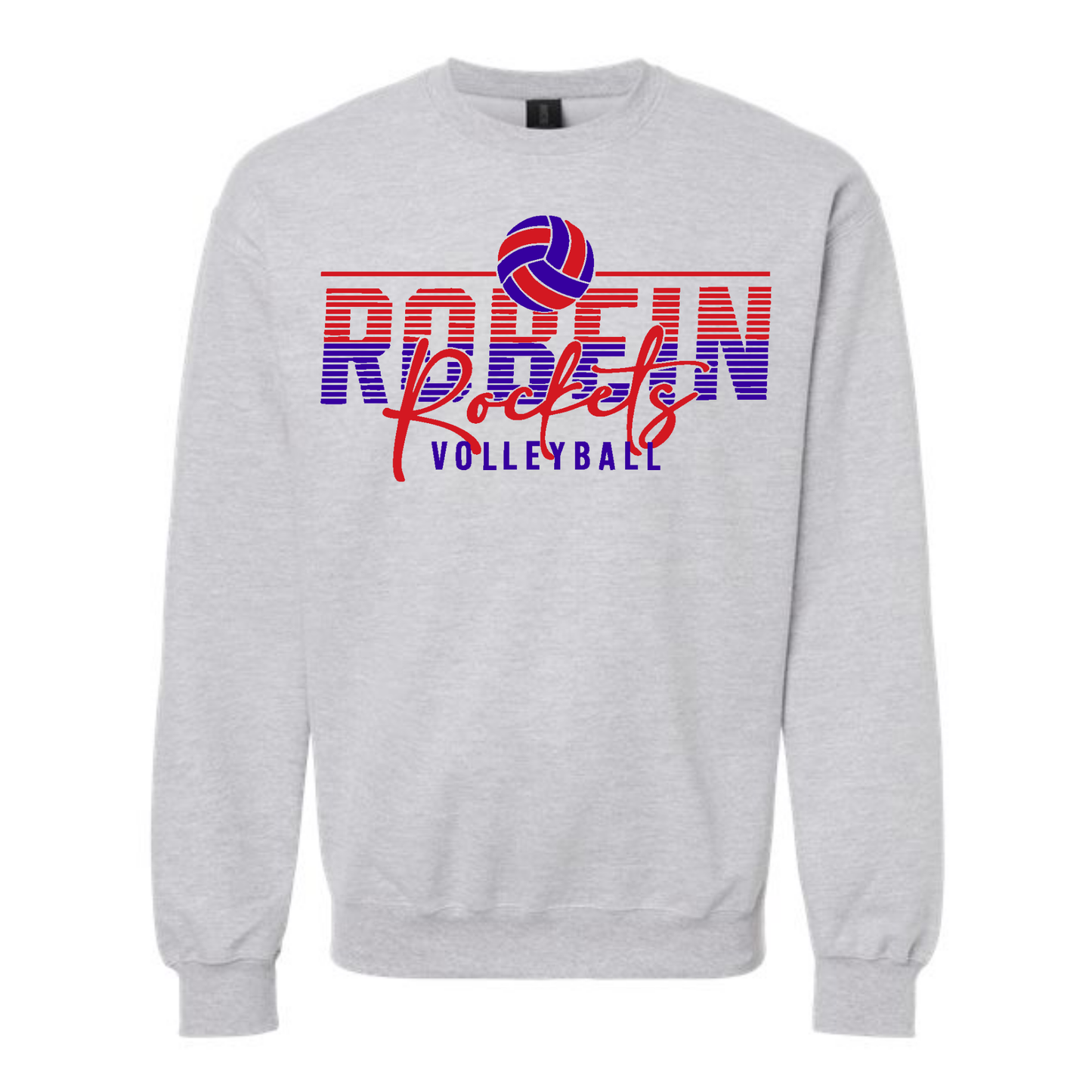 Robein Striped Rockets Crewneck