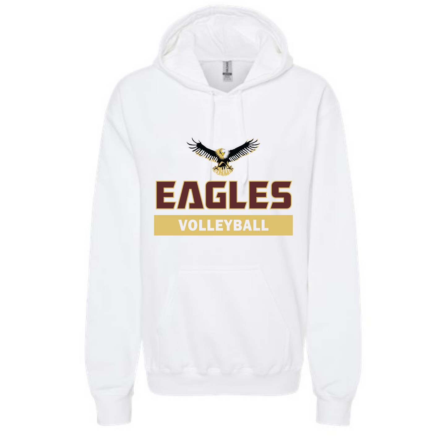 Eagles Volleyball Block Hooded Sweatshirt