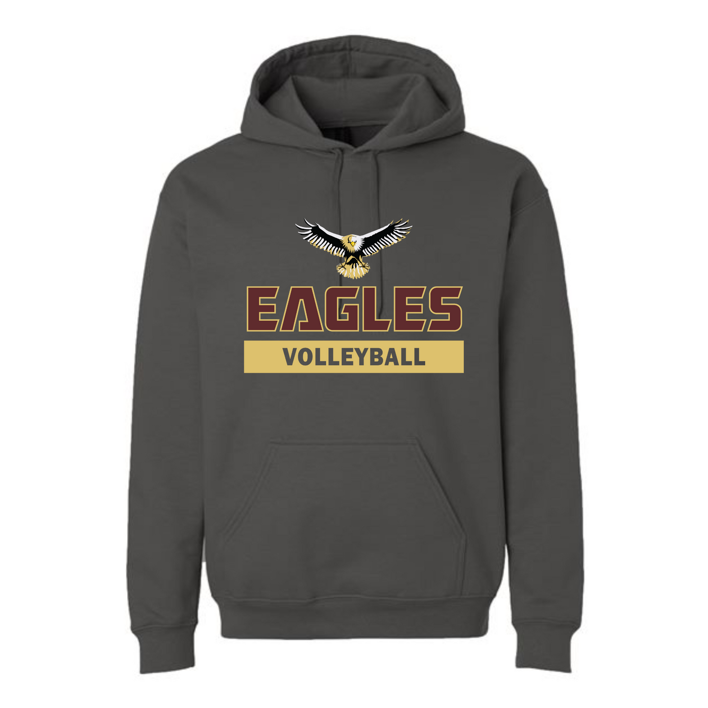 Eagles Volleyball Block Hooded Sweatshirt