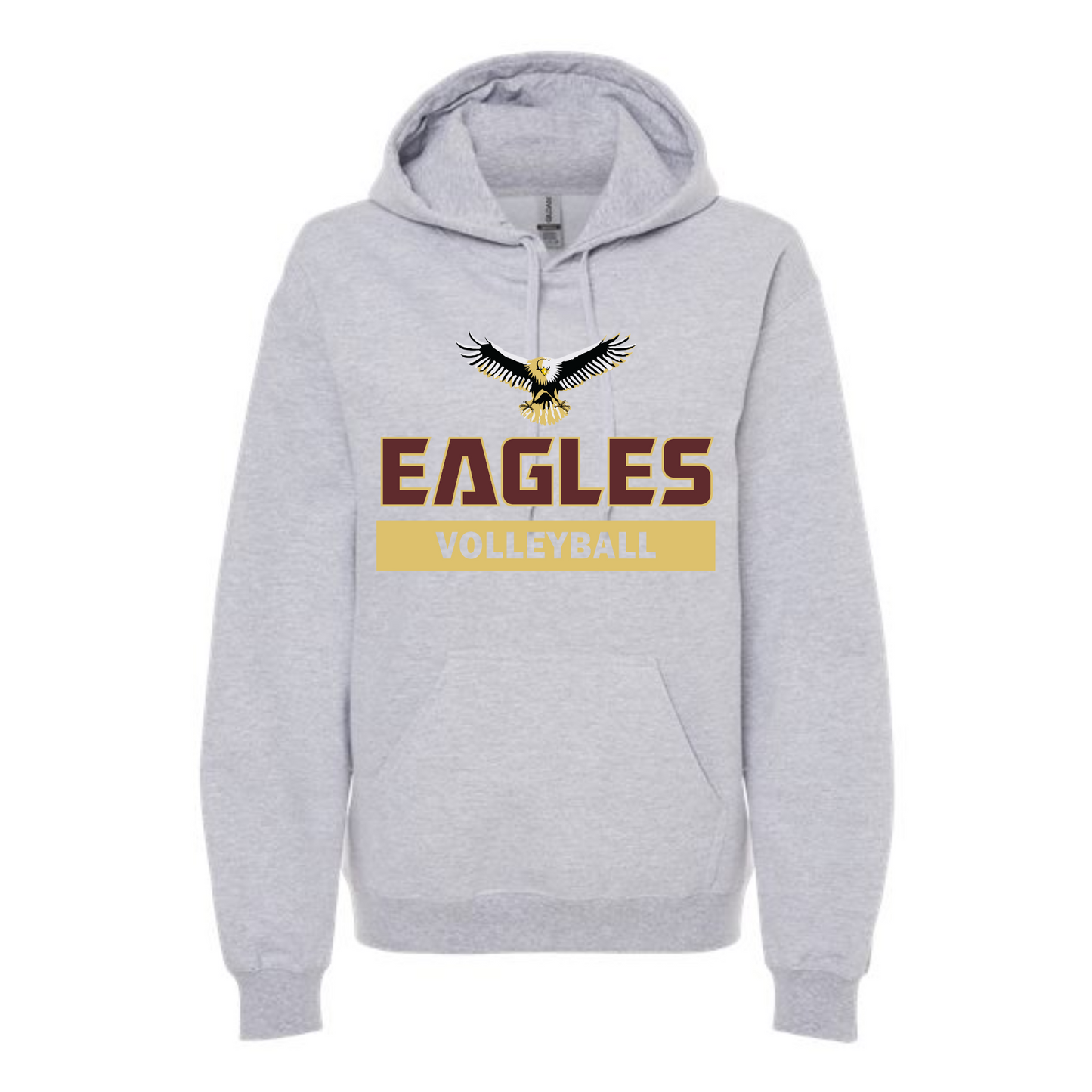 Eagles Volleyball Block Hooded Sweatshirt