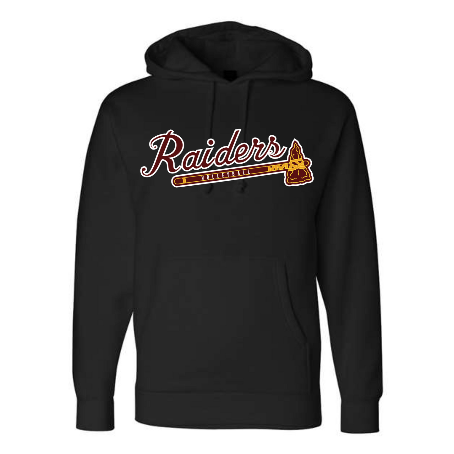 Raiders Volleyball Tomahawk Hooded Sweatshirt