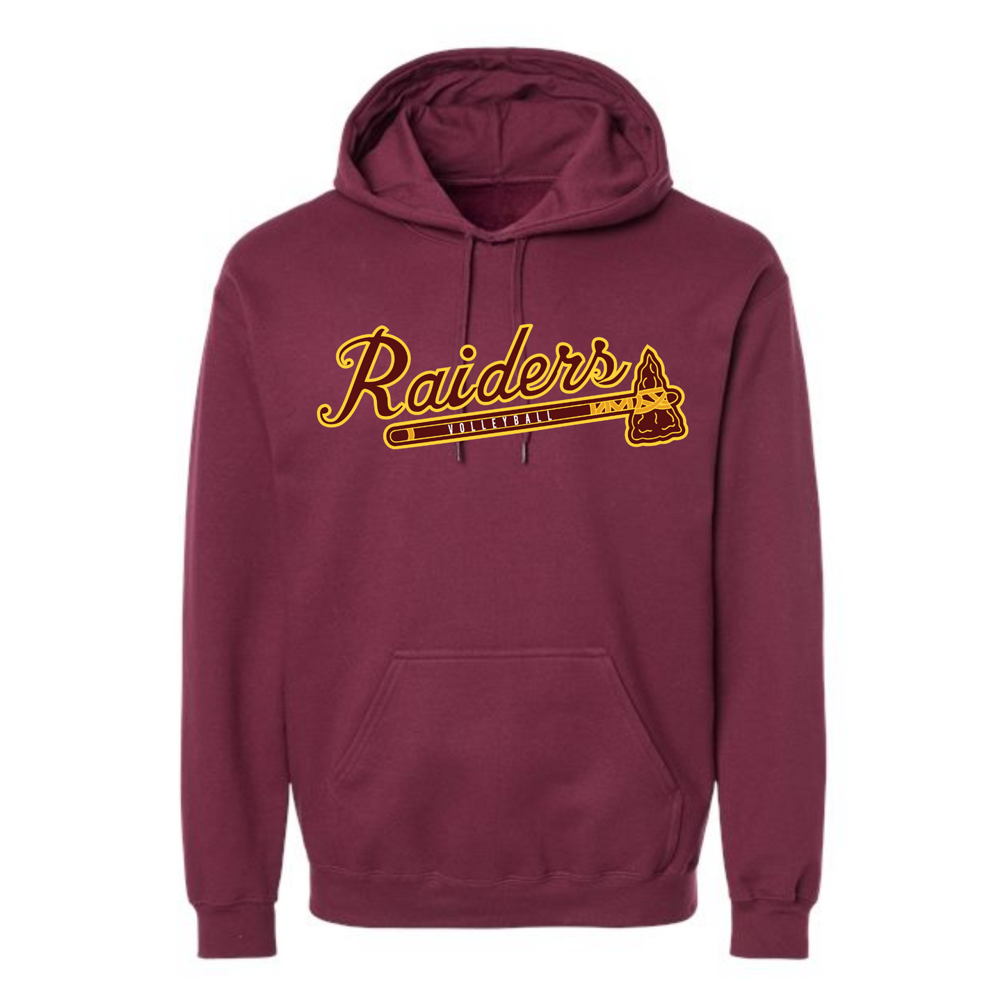Raiders Volleyball Tomahawk Hooded Sweatshirt