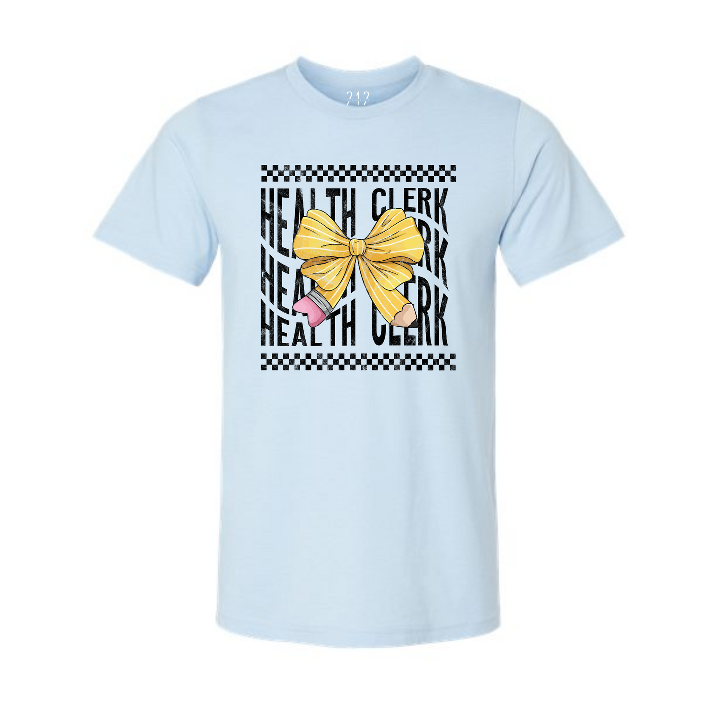 Pencil Bow Health Clerk Tee