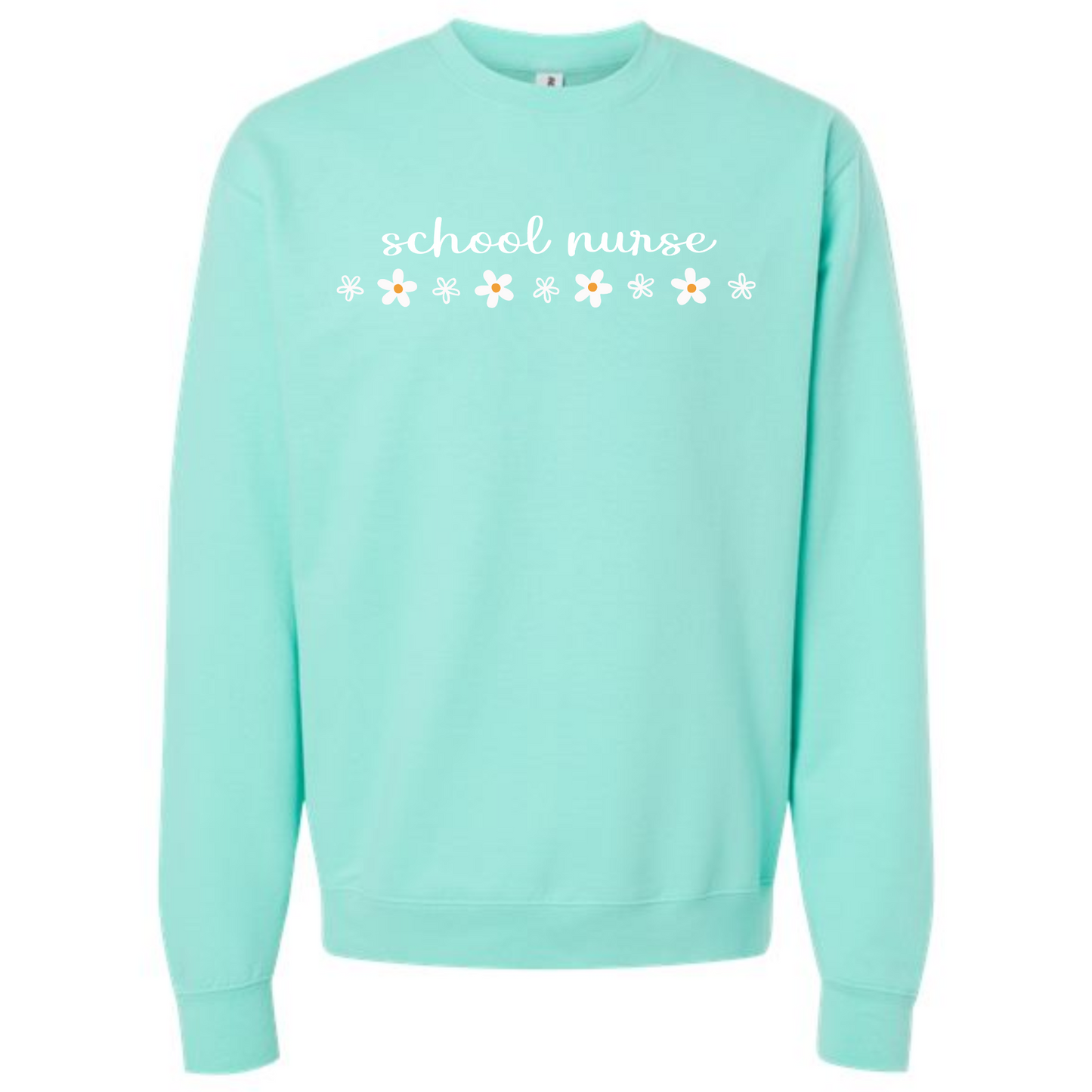 School Nurse in Bloom Crewneck