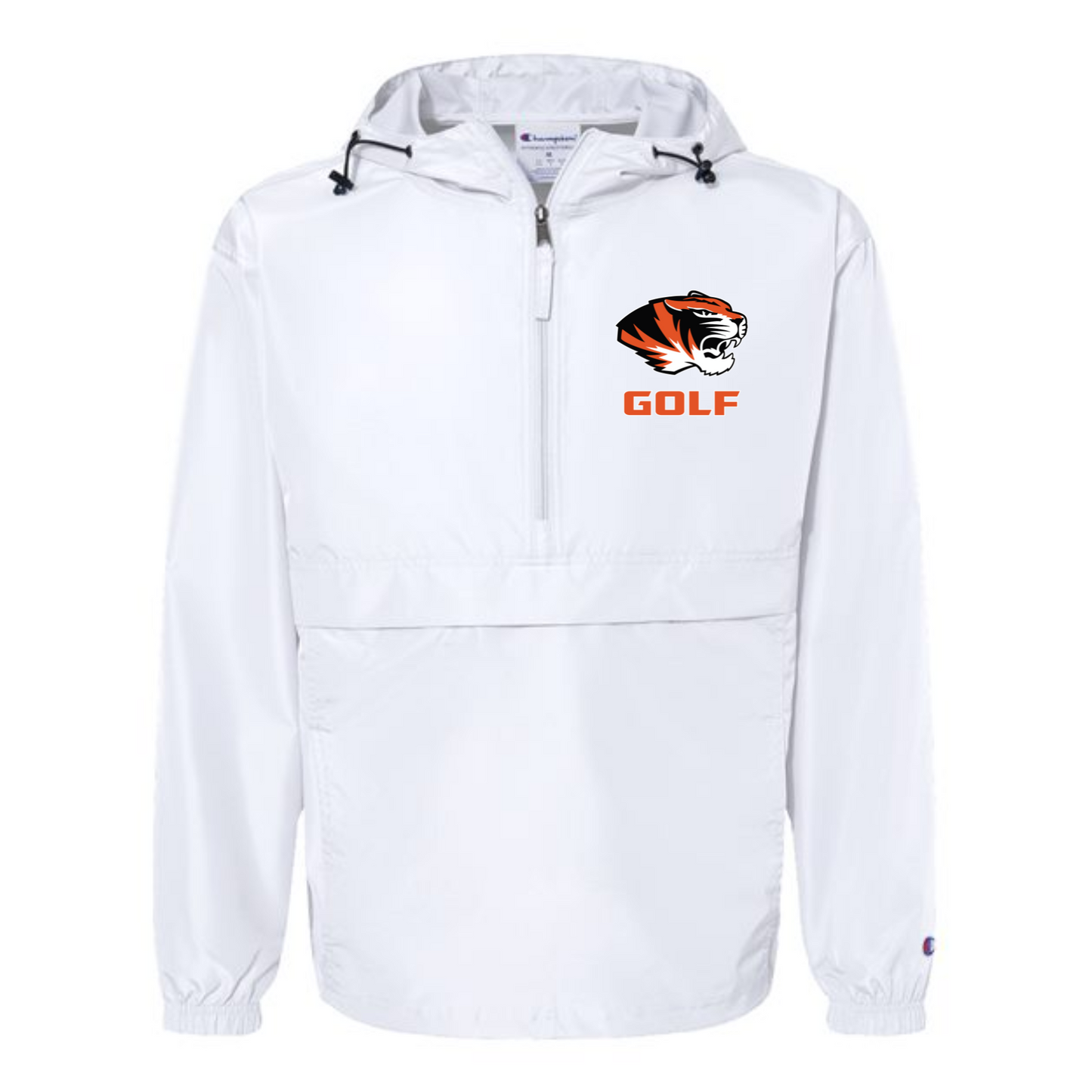 IB Golf Champion Hooded Quarter-Zip Windbreaker Jacket