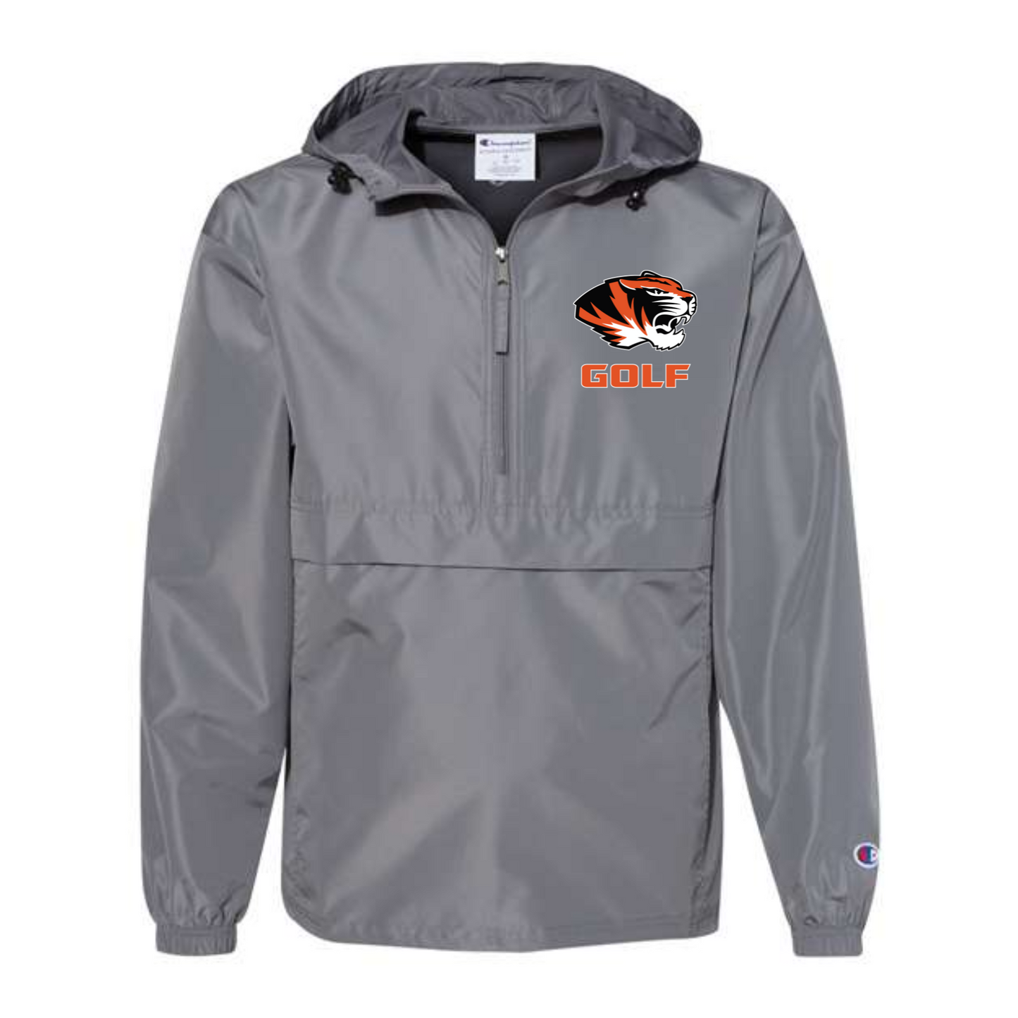 IB Golf Champion Hooded Quarter-Zip Windbreaker Jacket