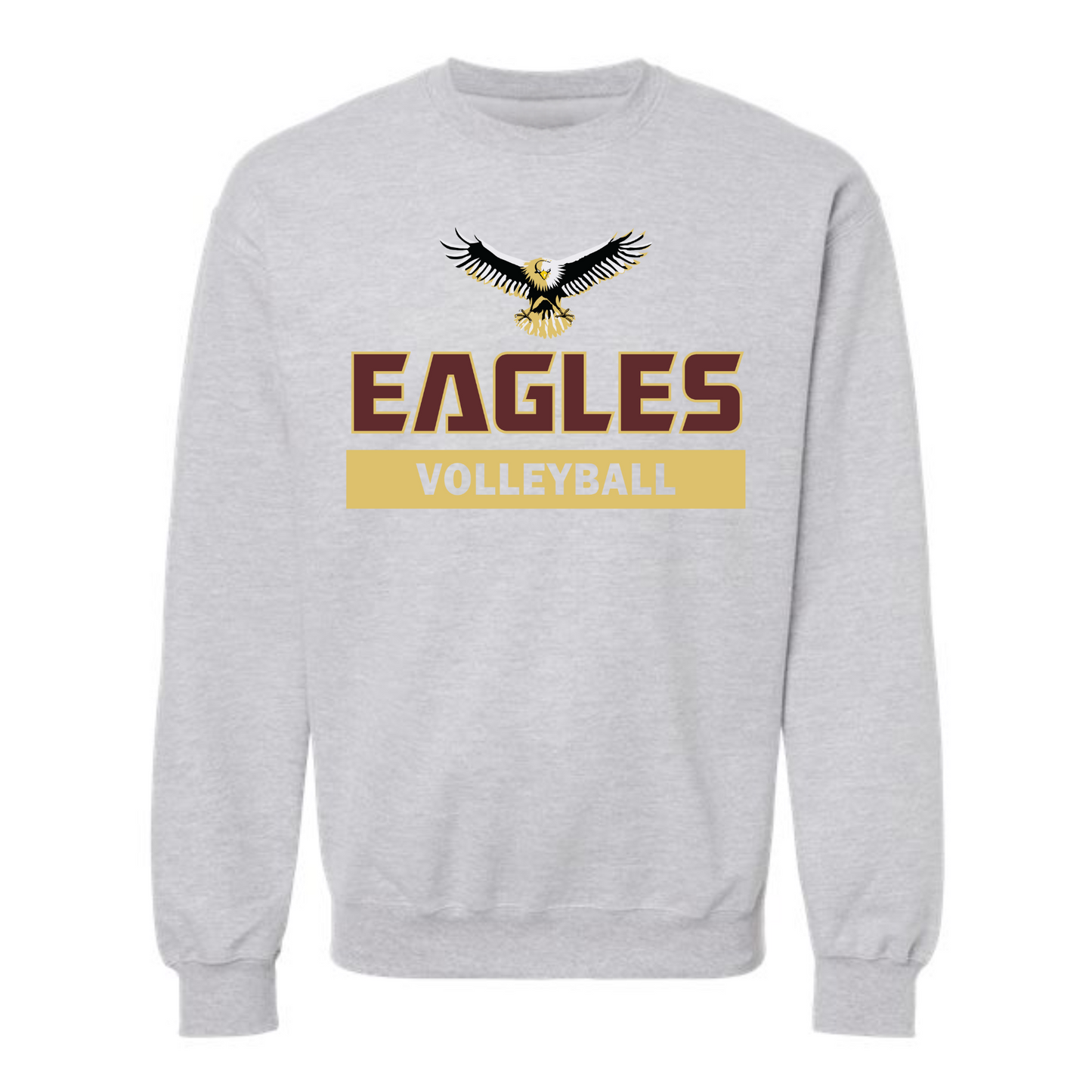 Eagles Volleyball Block Crewneck