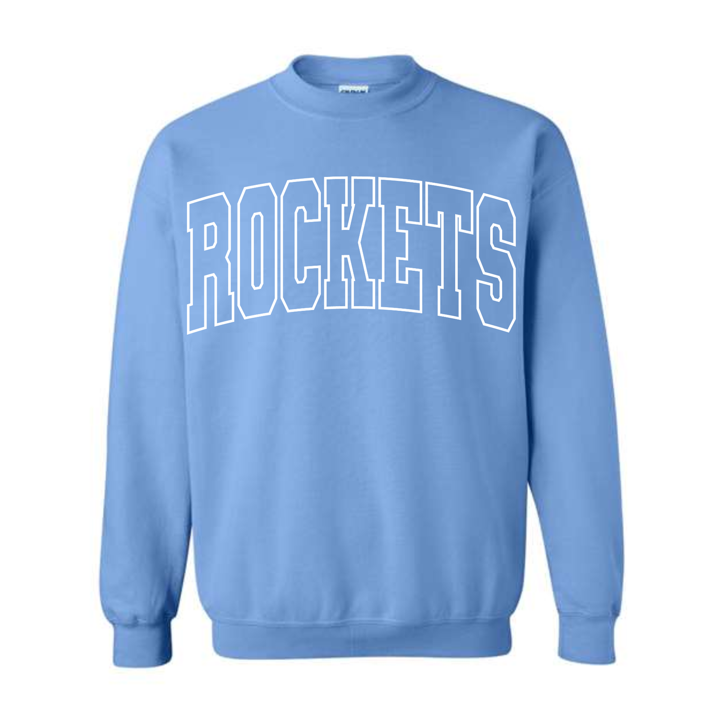 Rockets Block Outline Crewneck