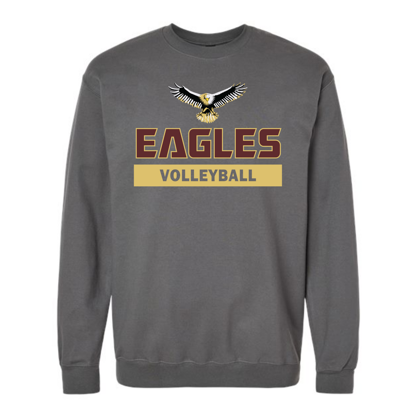 Eagles Volleyball Block Crewneck